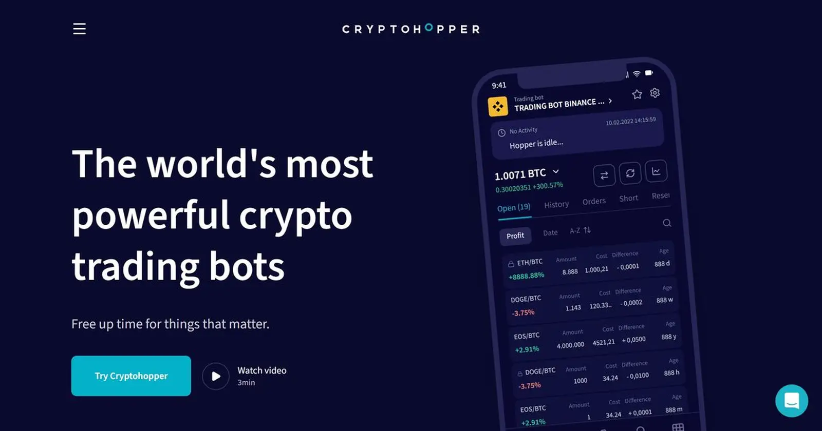 بررسی ربات پلتفرم Crypto hopper و تفاوت آن با بهترین ربات های سیگنال ارز دیجیتال!